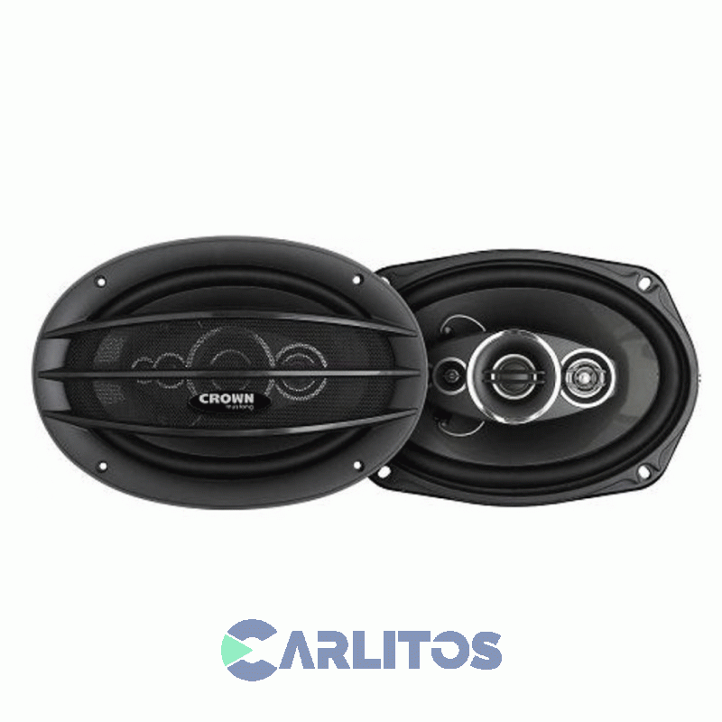 Parlantes Para Automóvil Crown Mustang 400 Watts - 4 Vías - 6 X 9