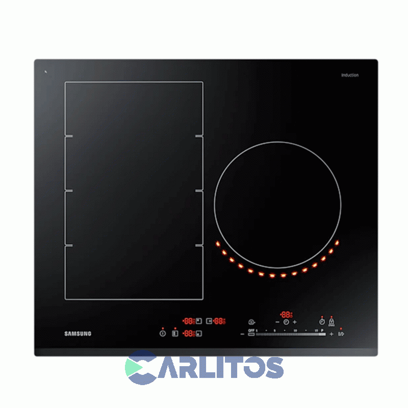 Anafe Eléctrico Samsung 60 CM Inducción Vitrocerámico Nz63k7777bk