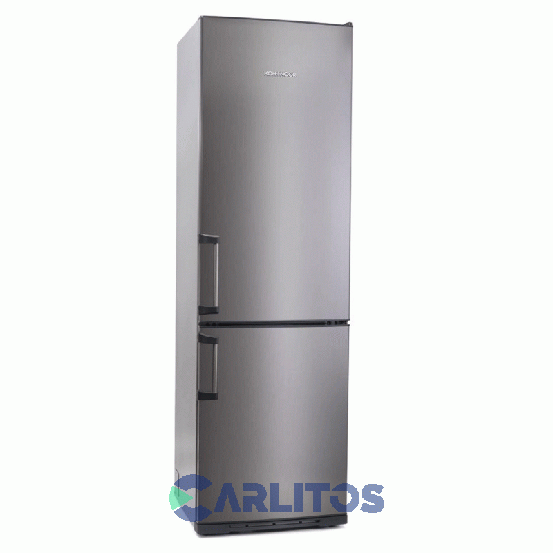 Heladera Con Freezer Koh-I-Noor Combi 358 Litros Inox. 2 Motores Kga-4094/7