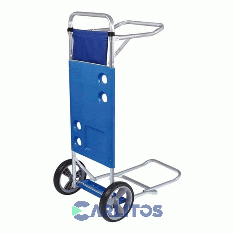 Carrito Para Playa Mor Aluminio Con Extensión Para Conservadora