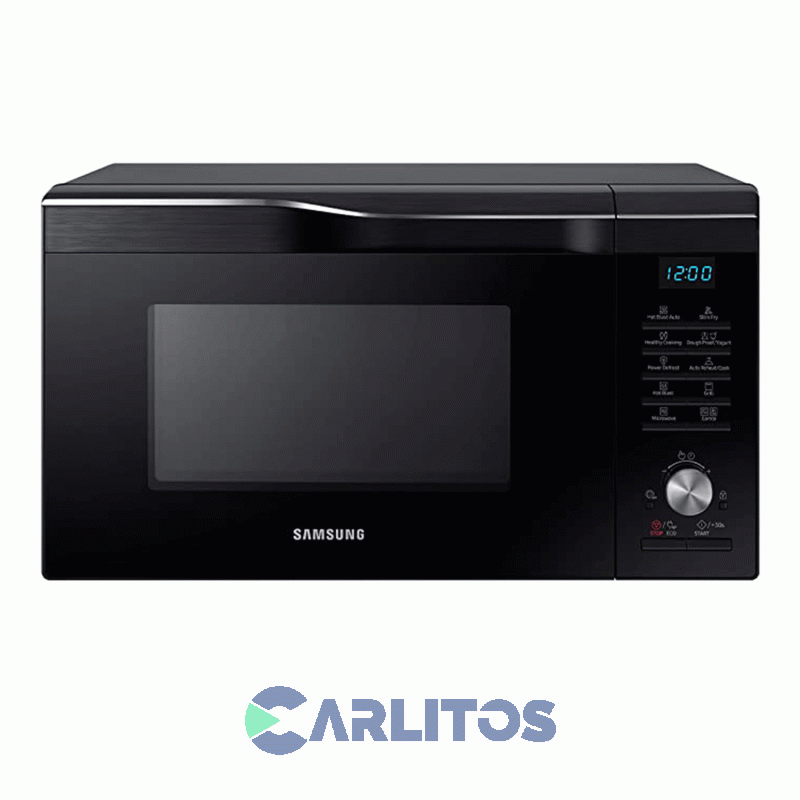 Microondas Con Grill Convección Samsung Digital 28 Litros Negro Mc28m6055ck