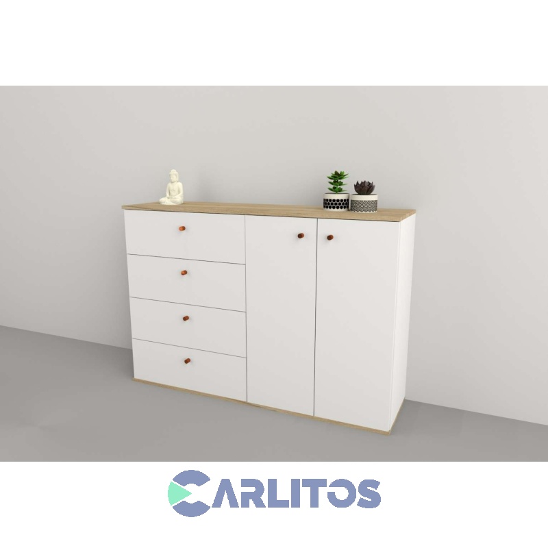 Bahiut 1.30 Mts Línea Home Tables Olmo Finlandés y Everest