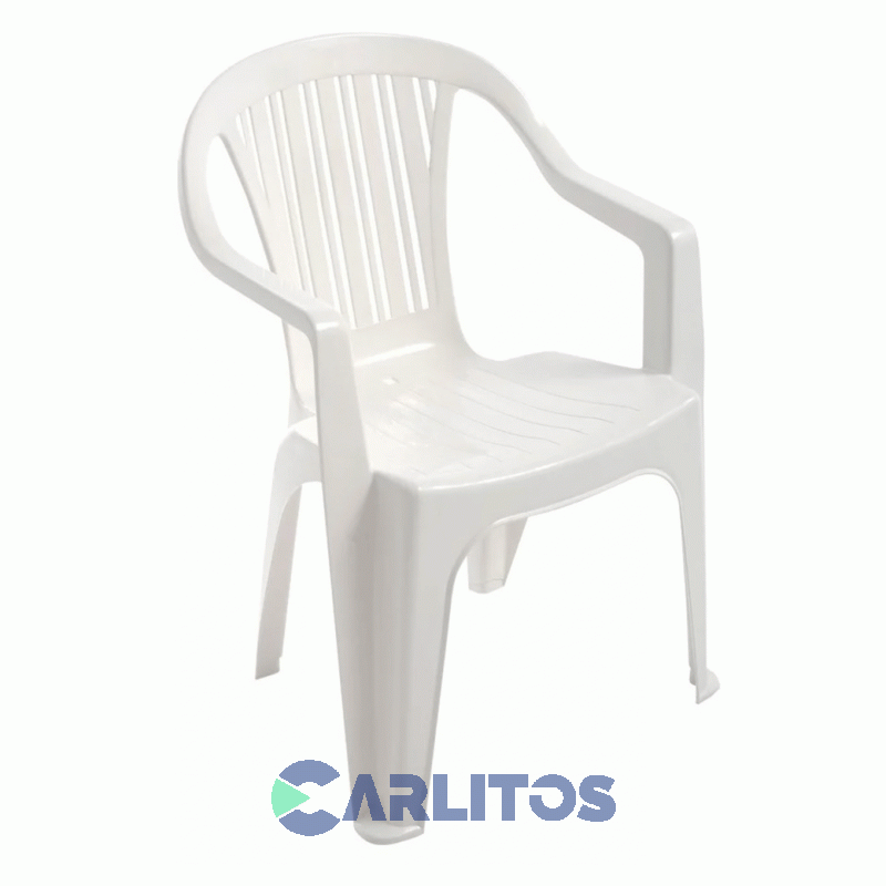 Sillón Pvc Garden Life Color Blanco Titan