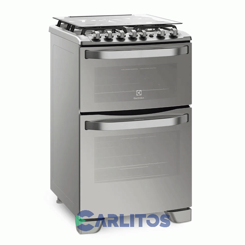 Cocina A Gas Electrolux 56 CM Acero Inoxidable Multigas 56dxq