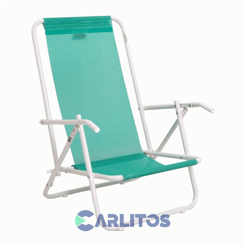 Sillón De Caño Lagos 2 Posiciones Tela Coversol Reposera Niño