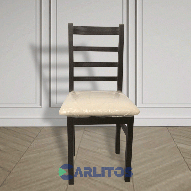 Silla Gioko Asiento Ecocuero Dadone Nogal