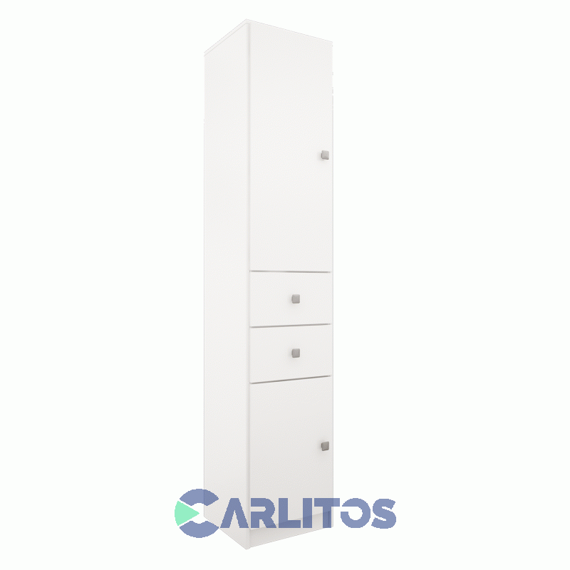 Organizador Multifunción 2 Puertas y 2 Cajones Orlandi Blanco