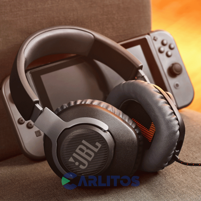 Auricular Gammer Vincha Con Microfono Negro Jbl Jblquantum100blkam