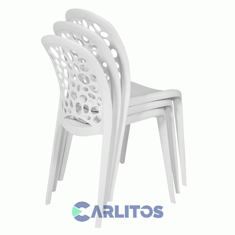 Silla Capri Unican Polipropileno Blanco