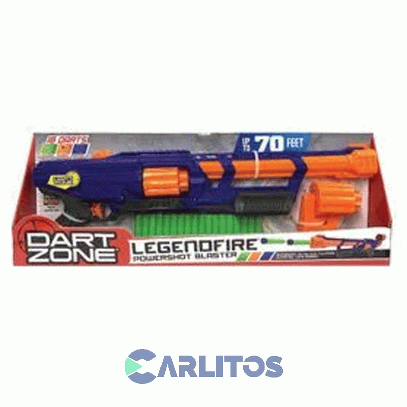 Pistola Lanza Dardos Blandos Dart Zone Legend Fire Powershot