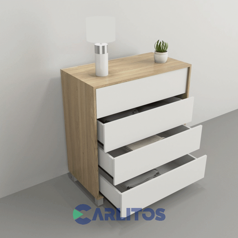 Chiffonier 4 Cajones Tables Olmo Finlandés y Everest