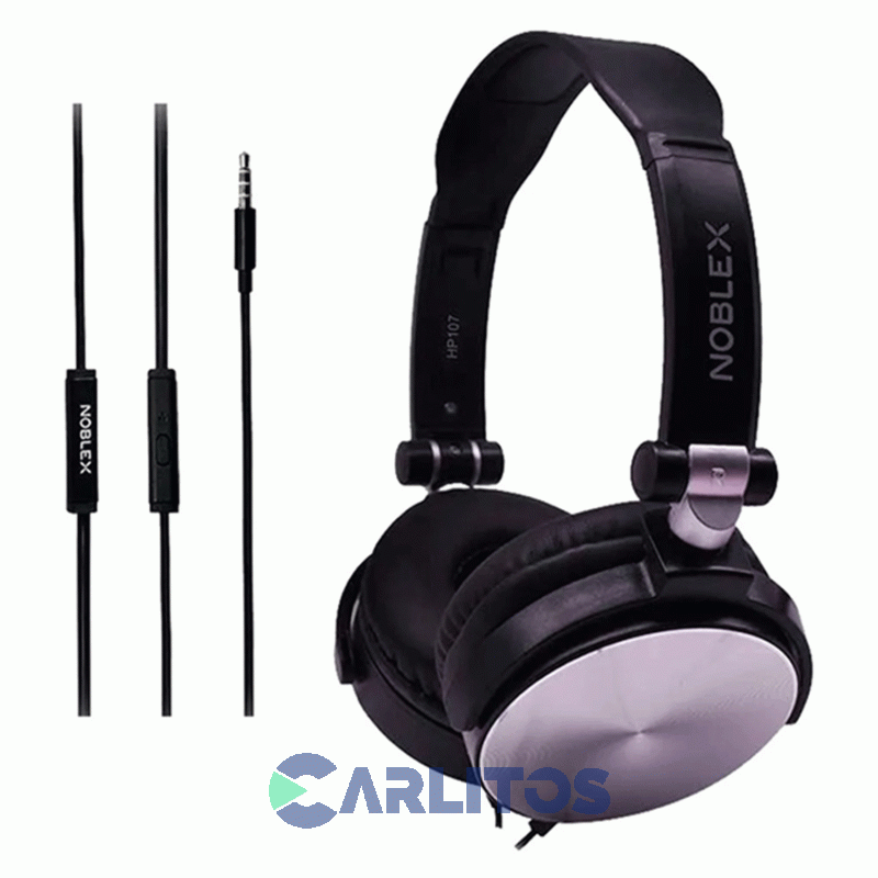 Auricular Vincha Noblex Hp107bs Negro