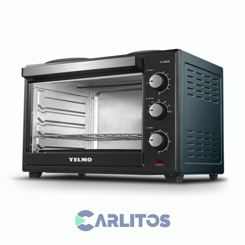 Horno Eléctrico Yelmo 70 Litros - 2 Anafes Yl70acn