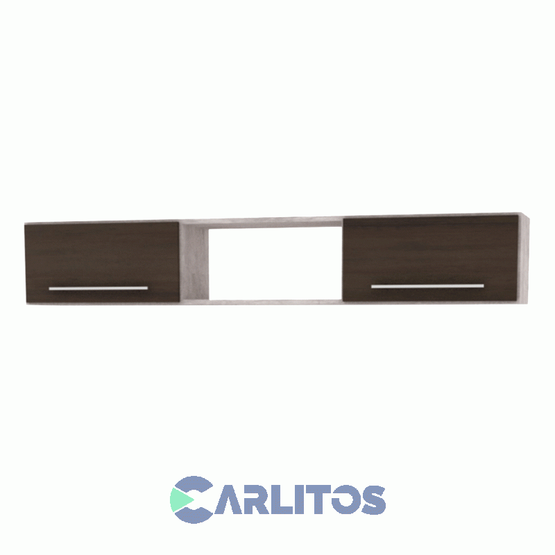 Combo Mesa Baja-Panel Tv-Repisa Fiplasto Concreto