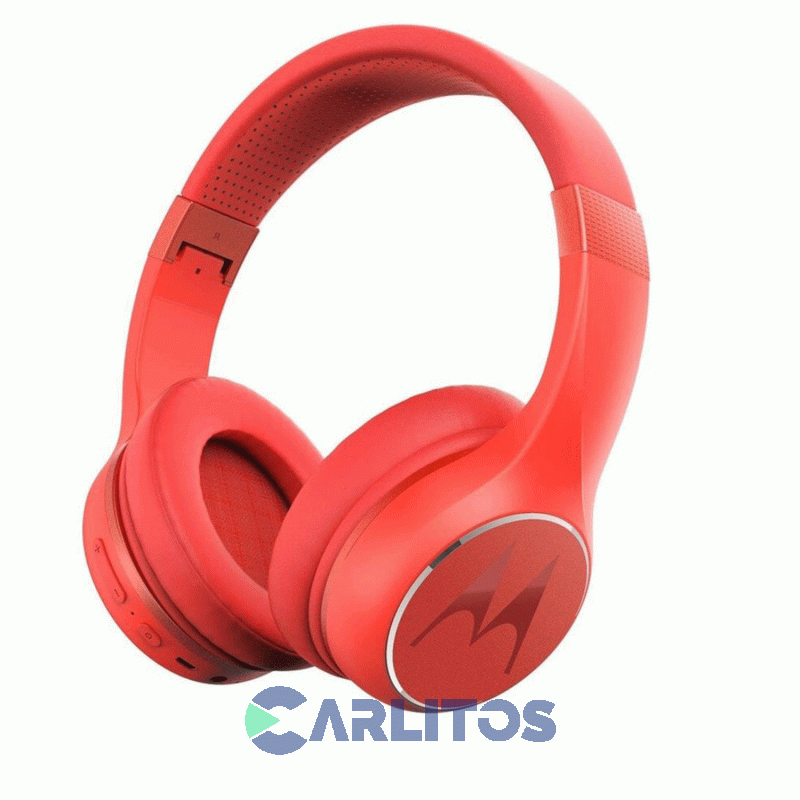 Auricular Vincha Con Bluetooth Motorola Escape Rojo