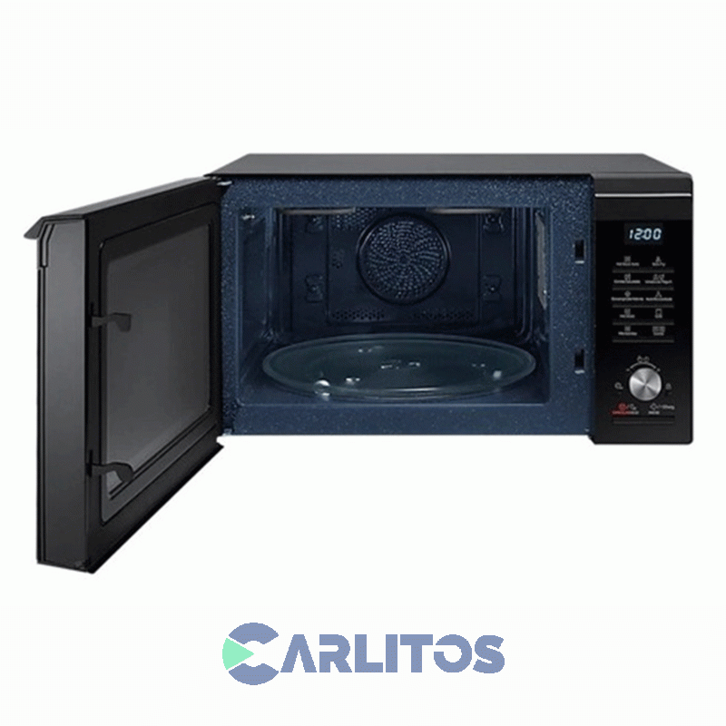 Microondas Con Grill Convección Samsung Digital 28 Litros Negro Mc28m6055ck