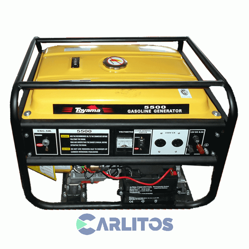 Grupo Electrógeno Toyama Monofásico 5500 Watts 13 HP