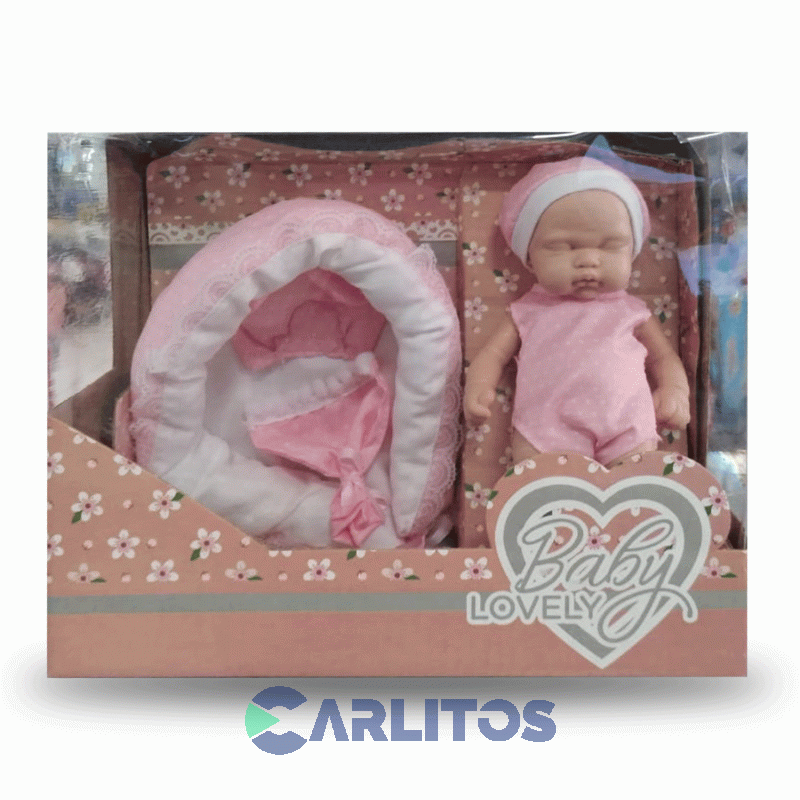 Bebe Baby Lovely Chico Con Moises CariÑito Adar 0874