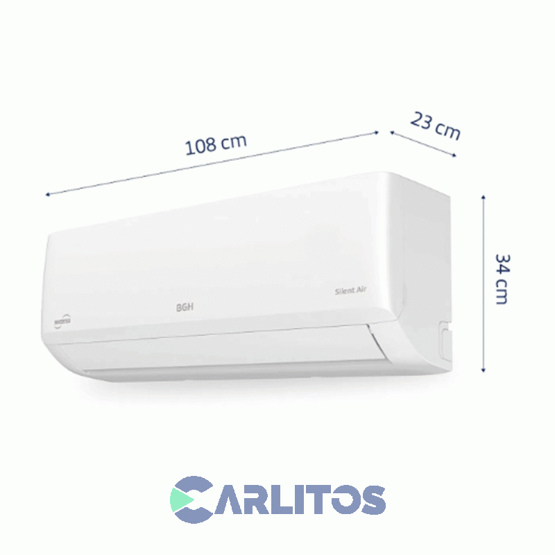 Aire Acondicionado Split Inverter Bgh 6500 Watts - Frío/Calor Bsi65wcgt