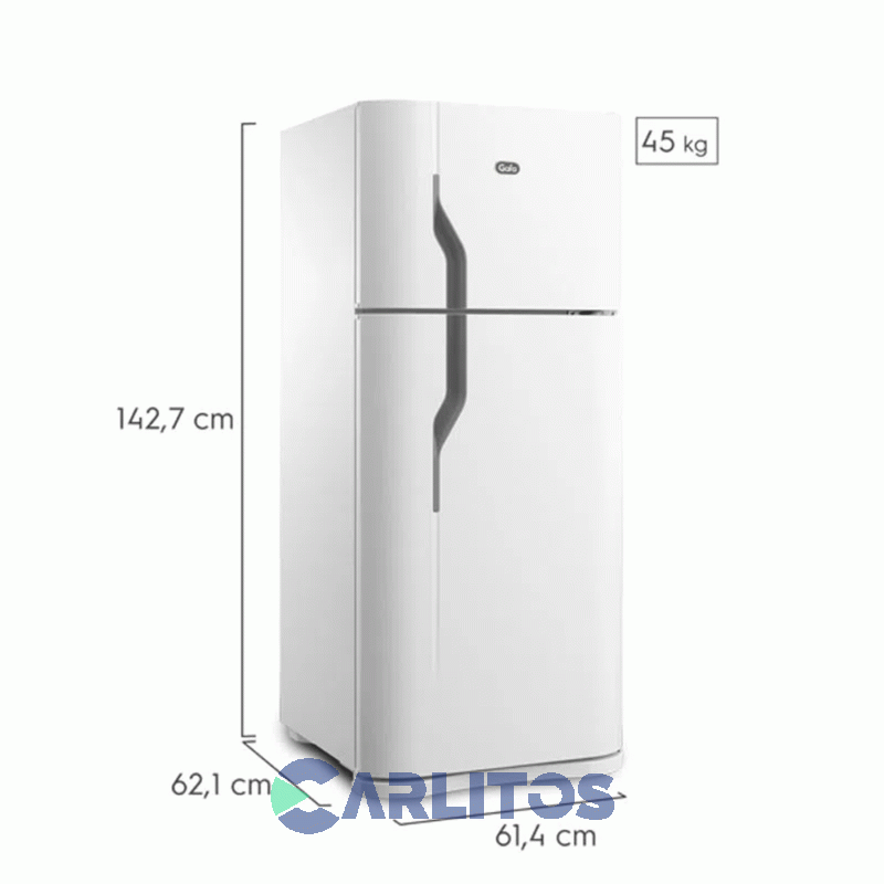 Heladera Con Freezer Gafa 290 Litros Blanca Hgf358afb