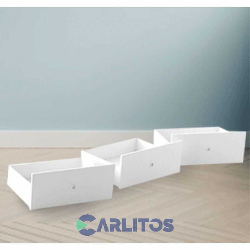 Set de Cajones Bajo Cama Blanco