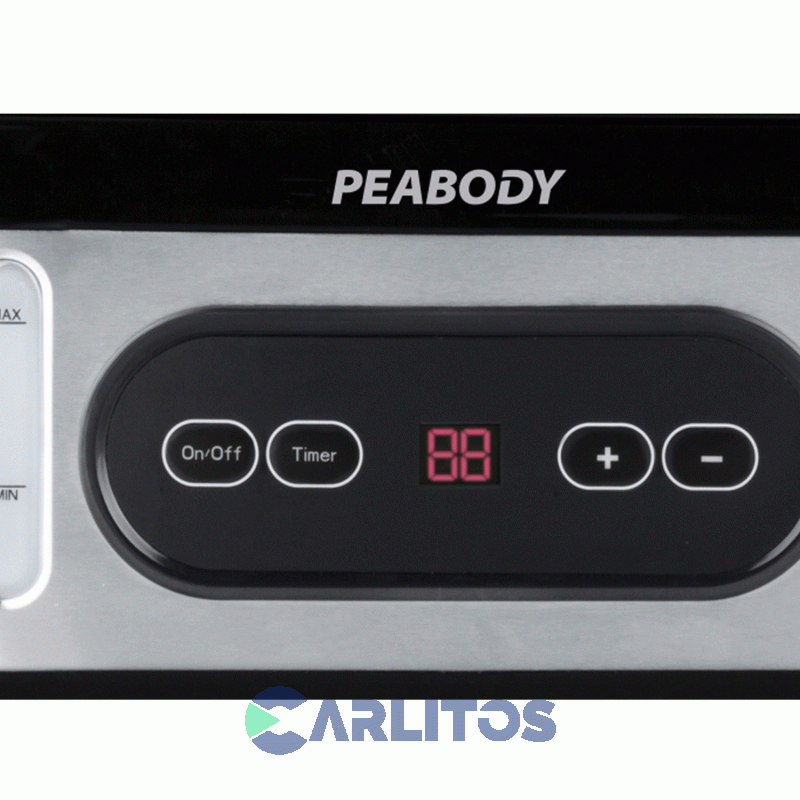 Vaporera Con 3 Bandejas Apilables Inoxidable Peabody Pe-st1000ix