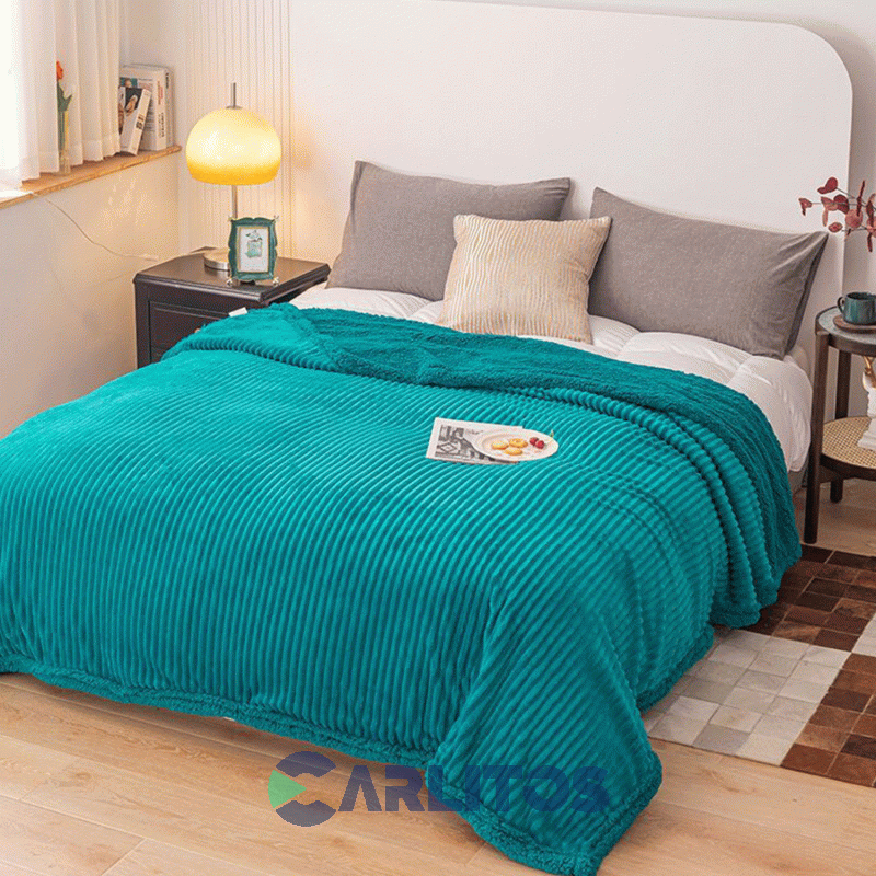 Cubrecama Queen Size Mantra Quilts Stone Wash