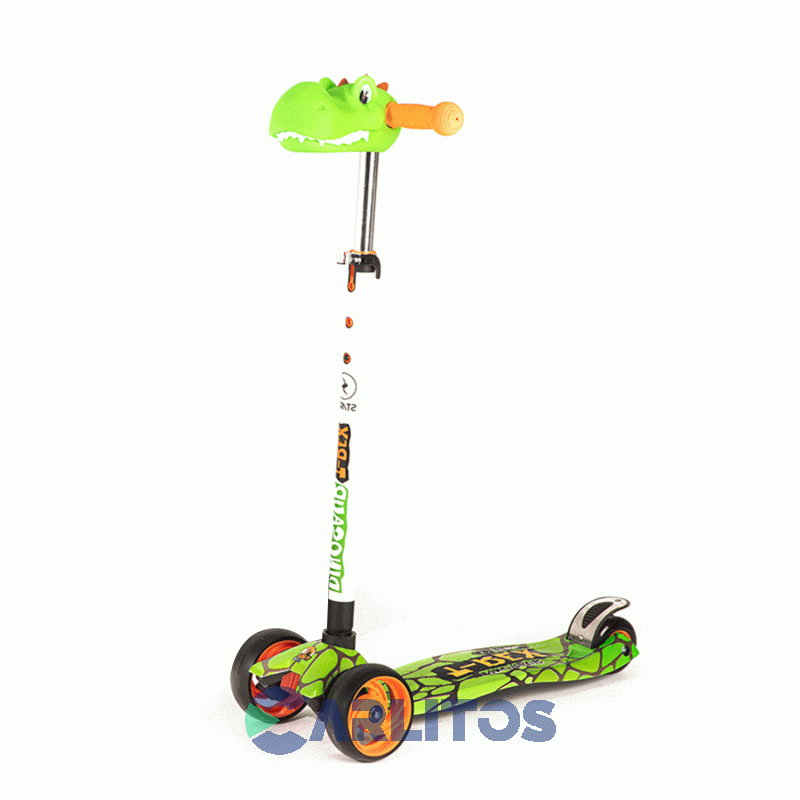 Monopatin Scooter Diseño Dinosaurio Stark