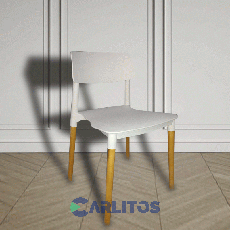 Silla Milan Unican Polipropileno Blanco