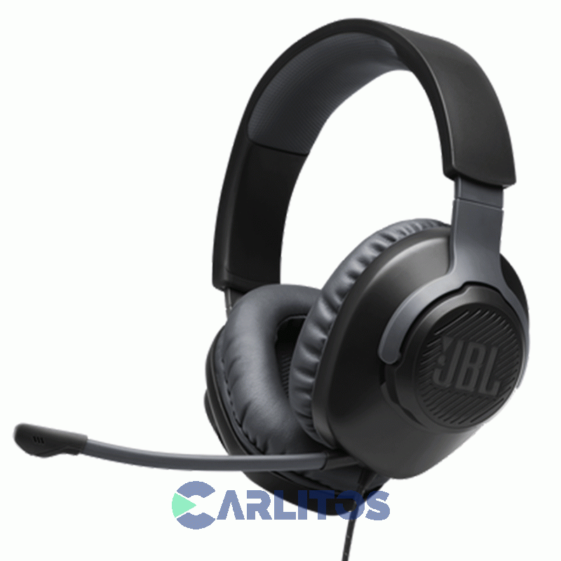 Auricular Gammer Vincha Con Microfono Negro Jbl Jblquantum100blkam