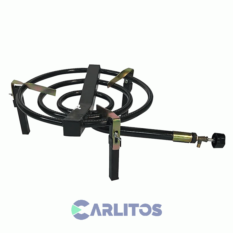 Quemador Brogas Para Paellera/Disco De Arado 38 Cm - 1 Robinete Multigas