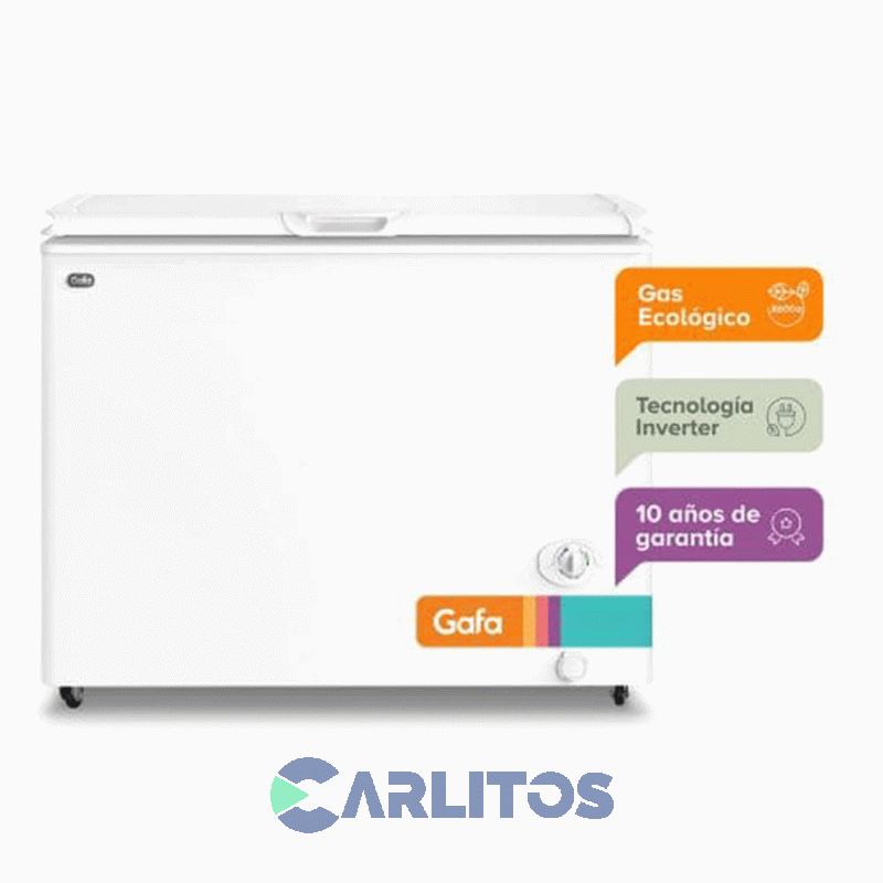 Freezer Horizontal Gafa Inverter 280 Litros Blanco Fghi300b-l