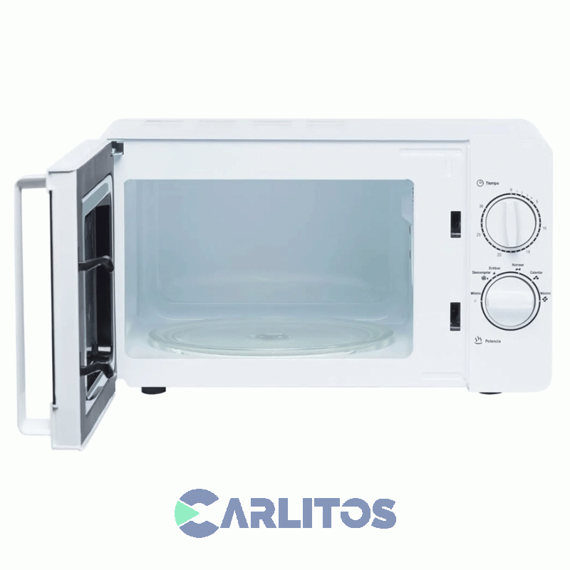 Microondas Rotativo Bgh 20 Litros Blanco B120m20