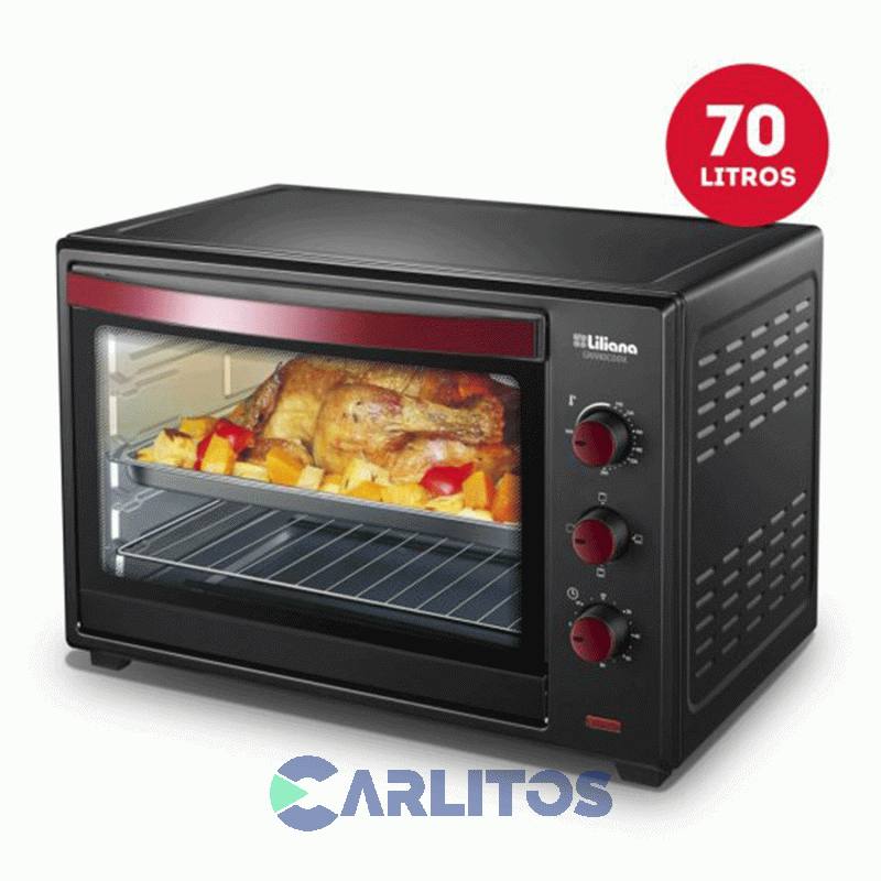 Horno Eléctrico Liliana 70 Litros GrandCook Ao170