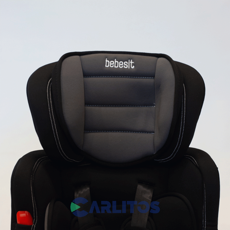 Butaca+Booster Bebesit Para Auto Utilizable Para Niños De 9 A 36 Kg 9021-a Negro