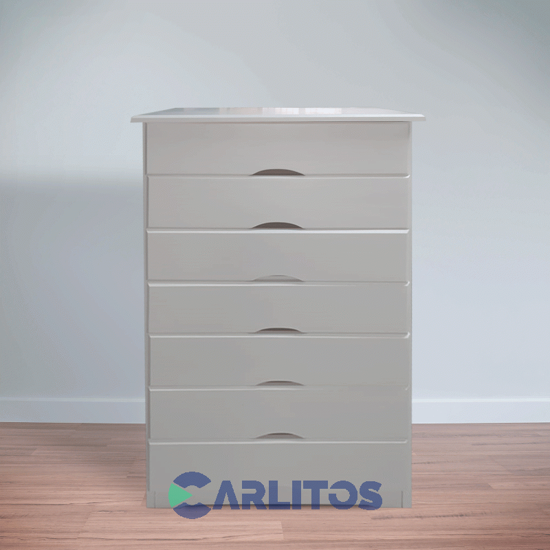 Chiffonier 7 Cajones Pacífico Inmacol Blanco