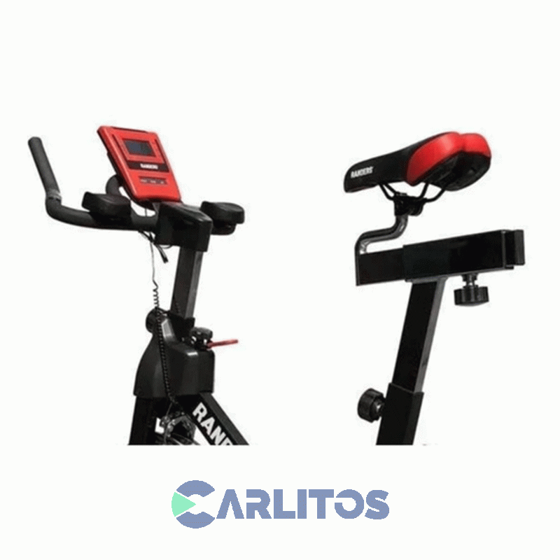 Bicicleta Fija De Spinning Con Bandas Y Disco 18kg Randers