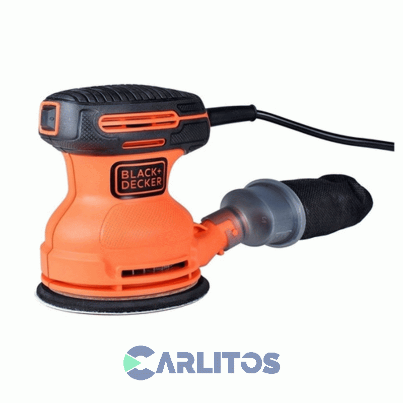 Lijadora Roto Orbital Black-Decker 180 Watts 12000 Opm Bdero100-ar