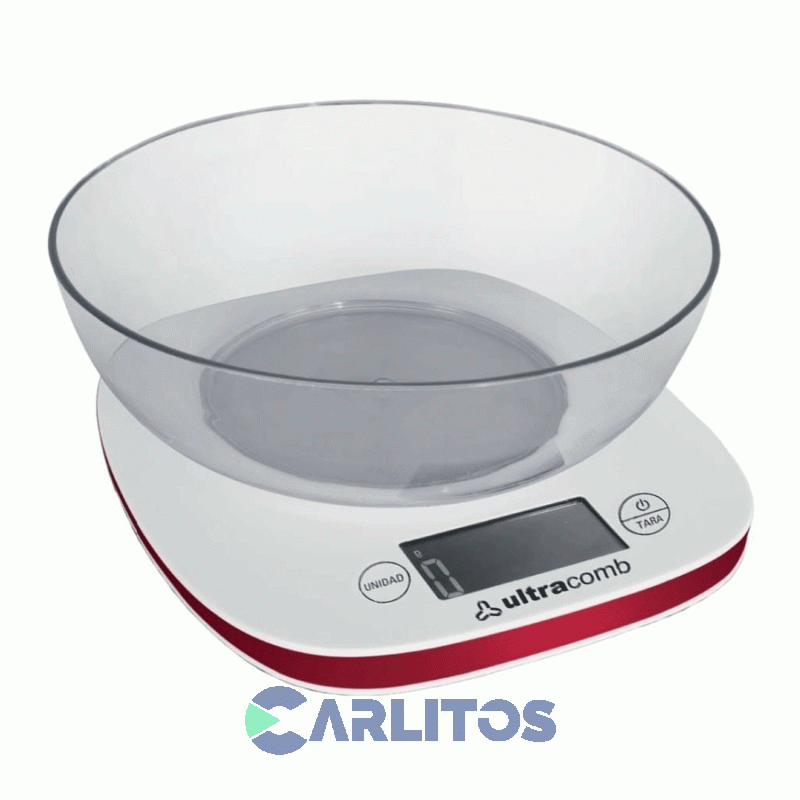 Balanza De Cocina Digital Ultracomb 3 KG BL-6002