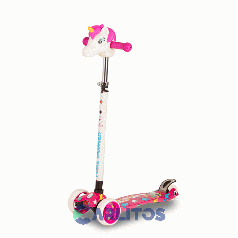 Monopatin Scooter Diseño Unicornio Stark