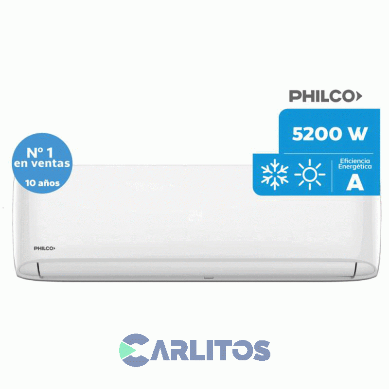 Aire Acondicionado Split Philco 5200 Watts - Frío/Calor Phs50ha4cn