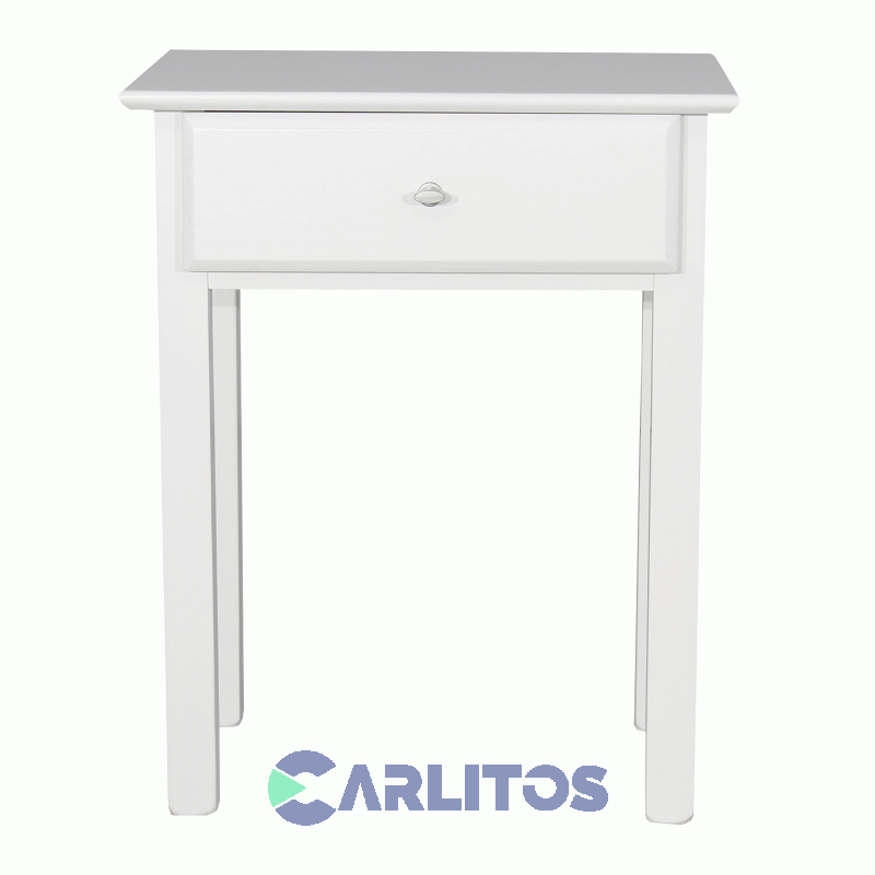 Mesa De Luz Reñaca 1 Cajón Blanco