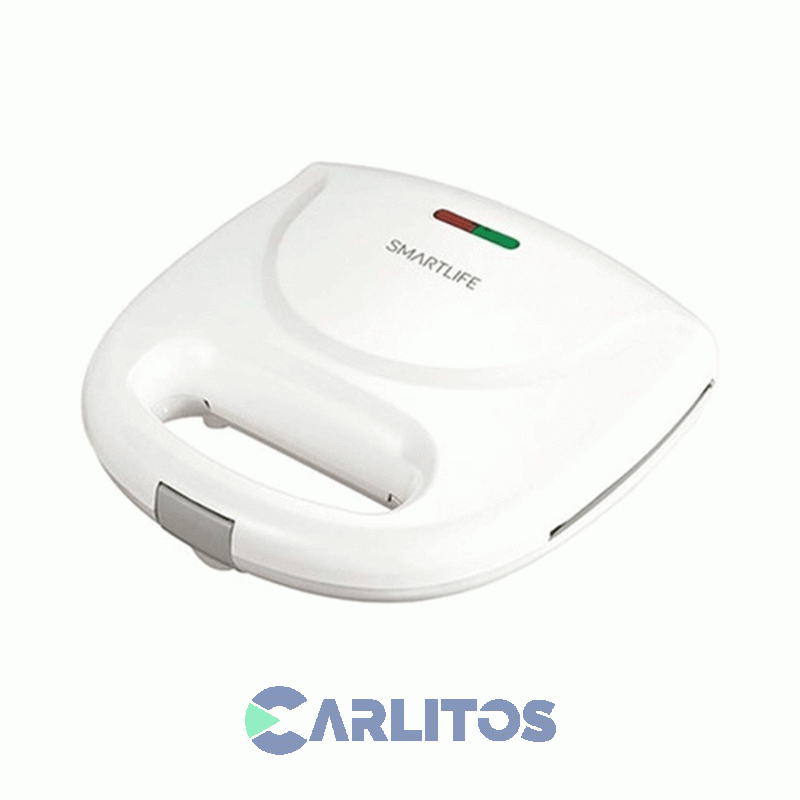 Sandwichera Eléctrica Smartlife Blanca Sl-sw3383