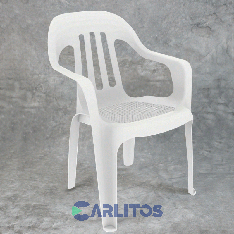 Sillon Pvc Garden Life Color Blanco Pasadena