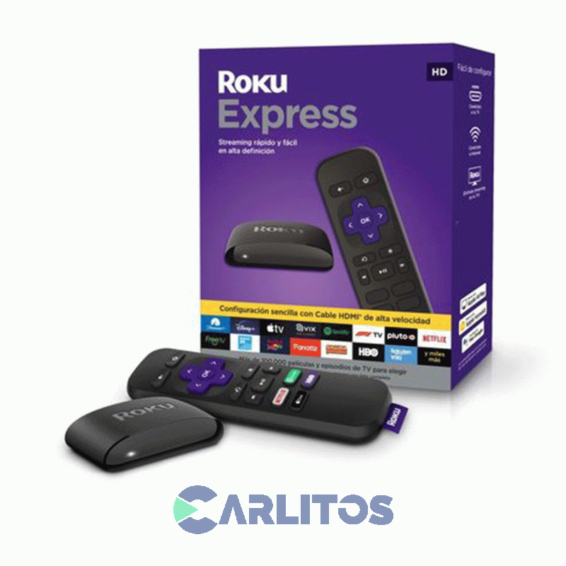 Smart Box Roku Con Control Remoto Express